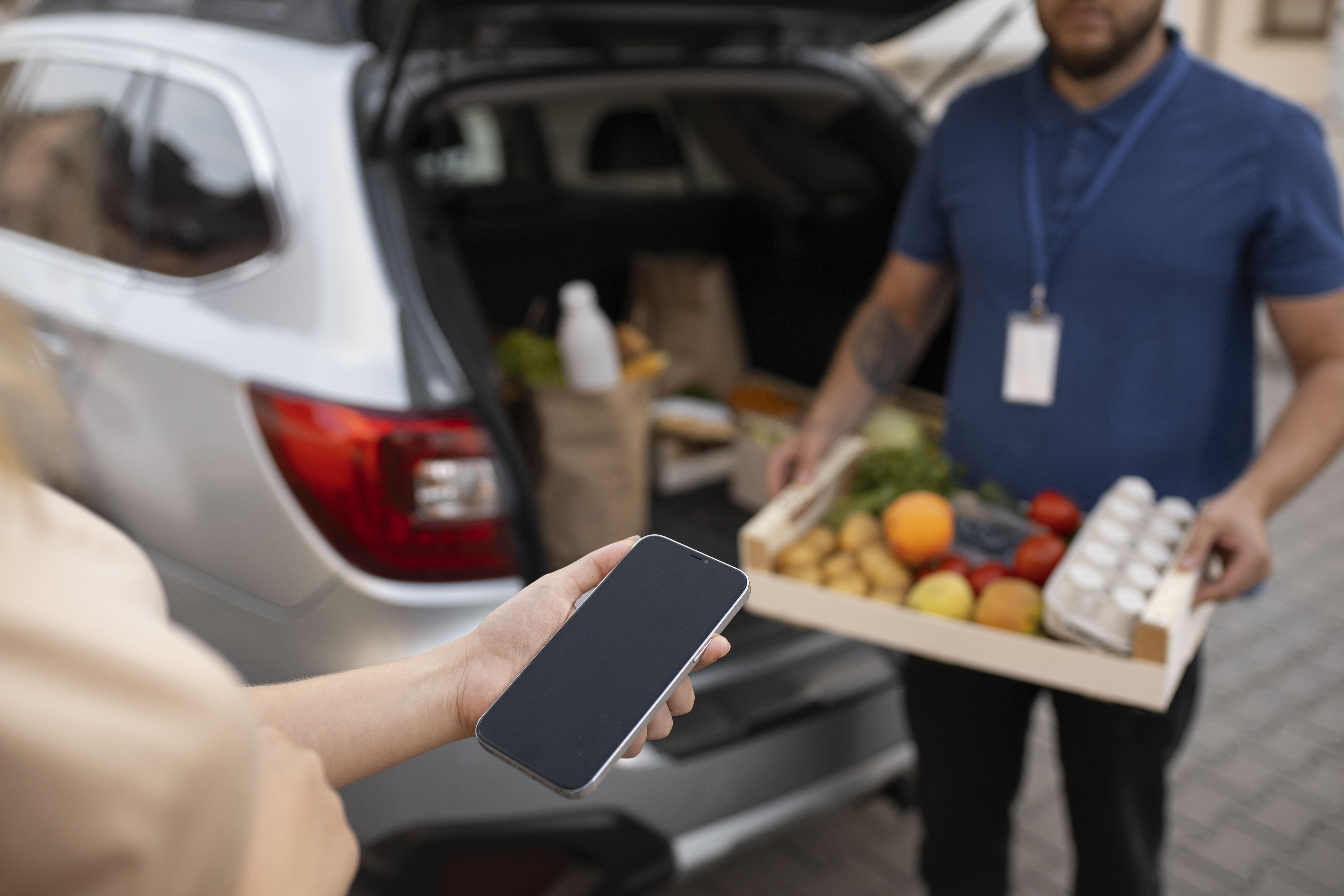 Paseo en supermercado